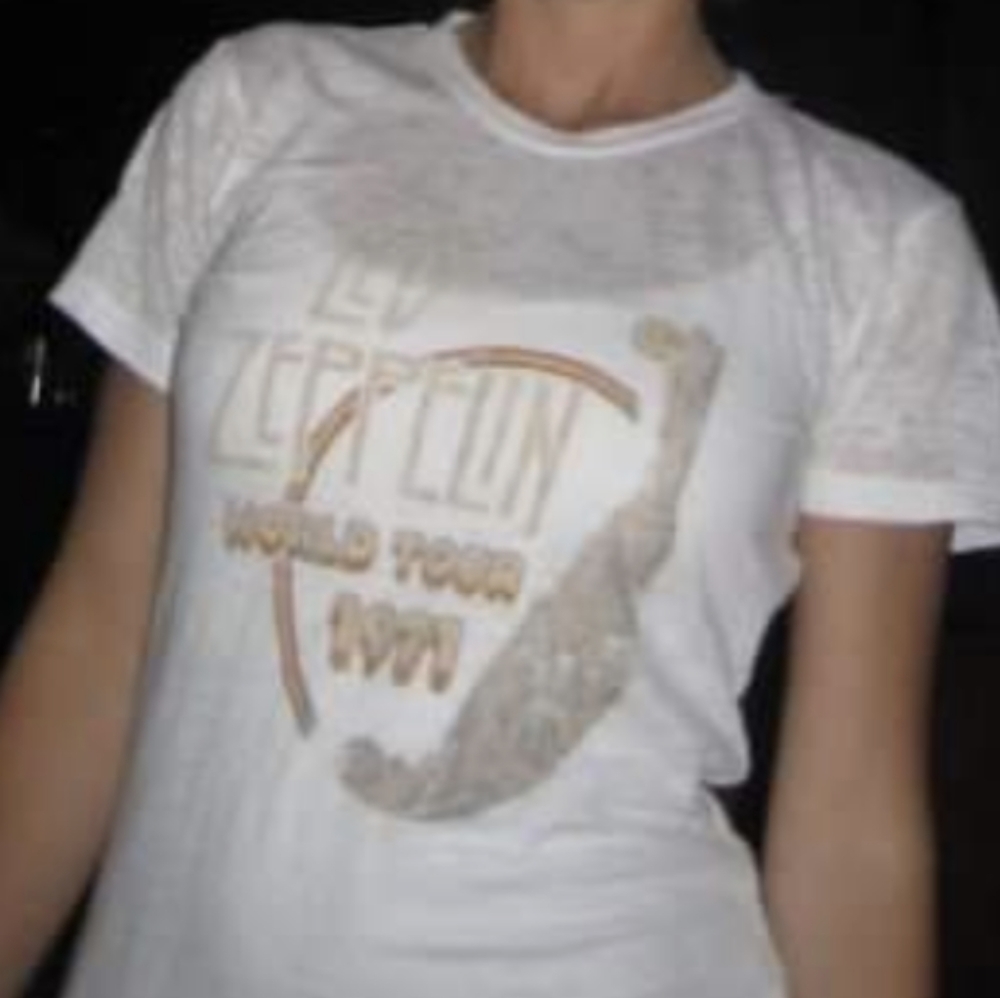 ISO zeppelin 1971 burnout tee white
